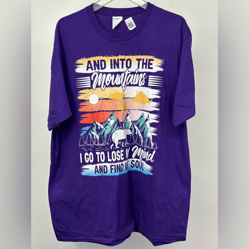 And Into The Mountains I Go To Lose My Mind & Find My Soul T-Shirt